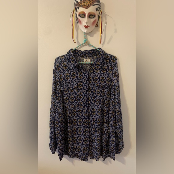 Oversized flowy button up - DC Jeans - size XXL - Picture 2 of 9